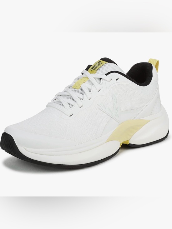Vionic Shoes - Vionic Womens Walk Quest Sneakers White/Black Leather and Knit Size 8.5 New